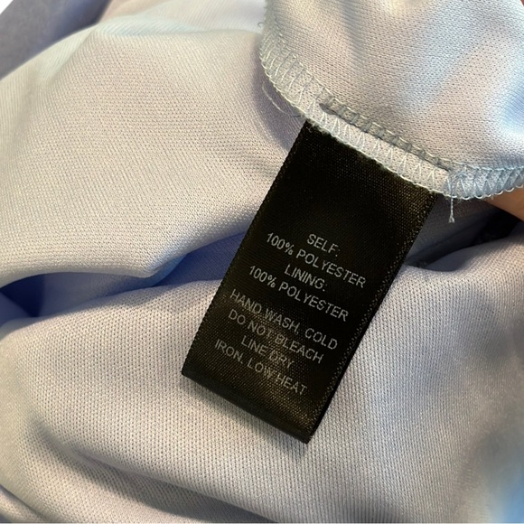 Lulu’s Wondrous Water Lilies Periwinkle Blue Paisley Print Dress - Size M - Picture 6 of 8